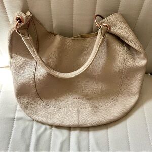 Ted Baker • Leather‎ Cream Rose Gold Shoulder Bag